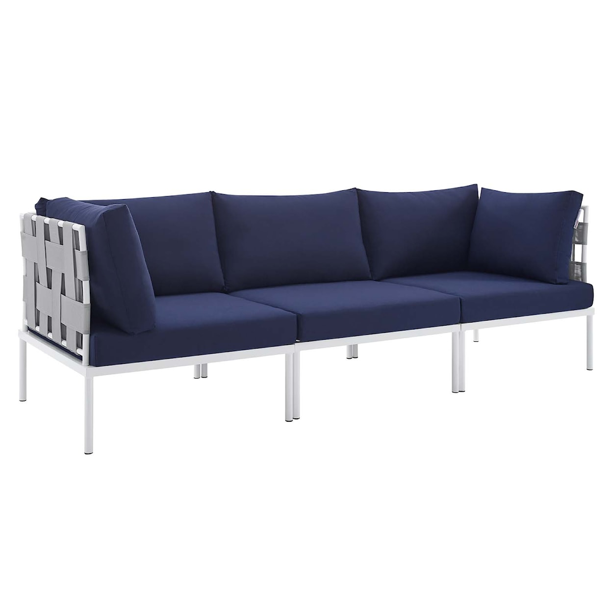 Modway Harmony Outdoor Aluminum Sofa