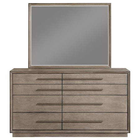 8-drawer Dresser and Mirror