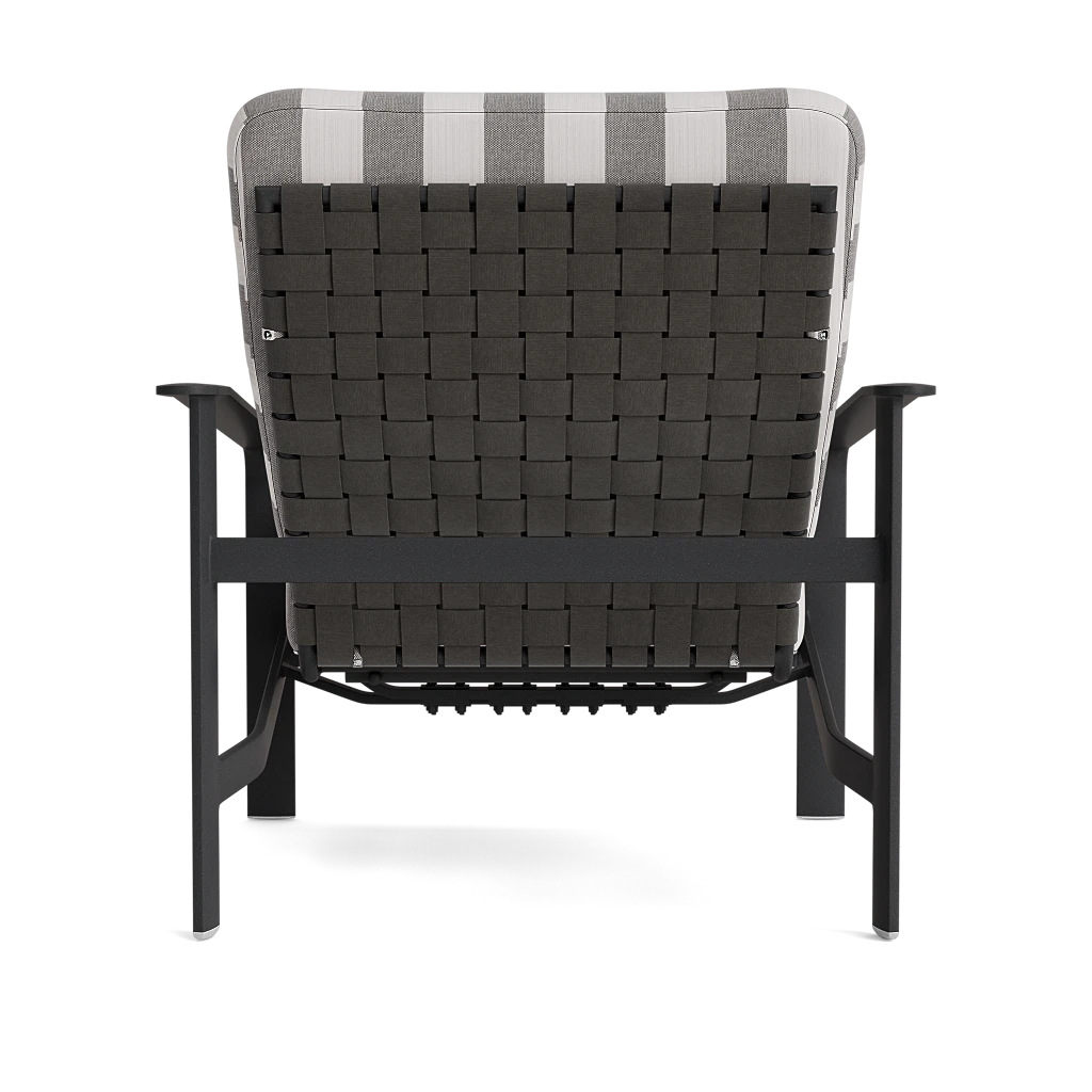 Cushioned Aluminum Strap Motion Lounge Chair