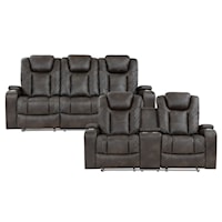 Casual 2-Piece Living Room Set