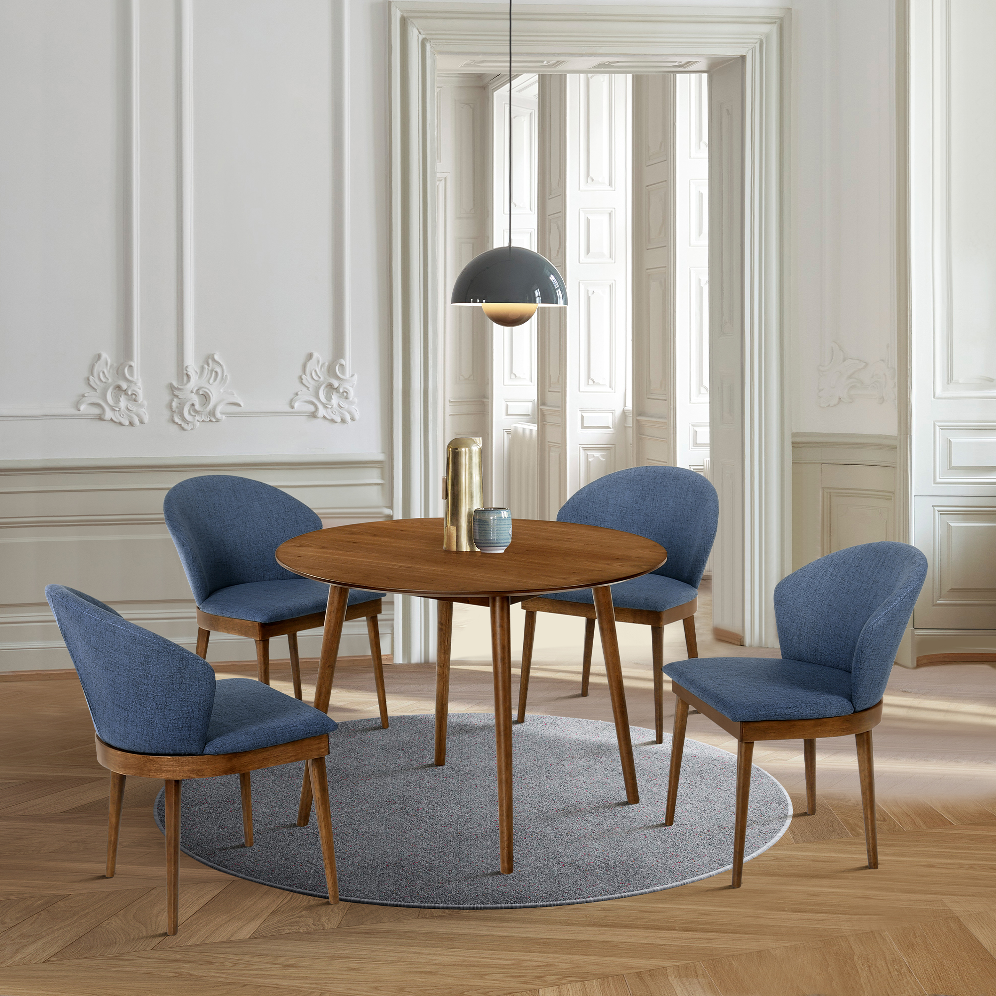 Armen Living Arcadia/Juno 5-Piece Dining Set