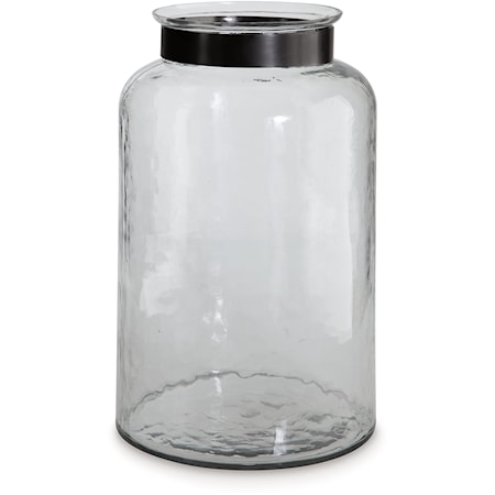 Casual Clear Glass Vase