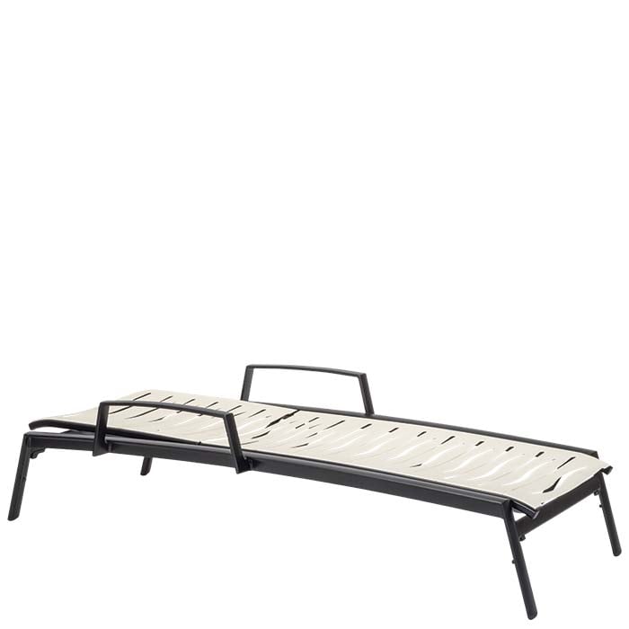 Tropitone Elance Stacking Adj. Wave Segment Chaise Lounge