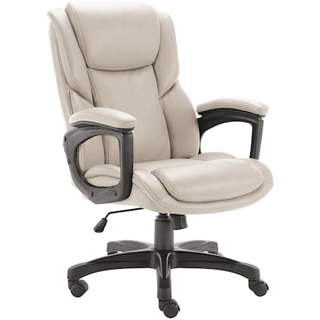 Contemporary Desk Chair with Adjustable Seat and Coil Seat