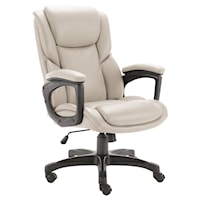 Contemporary Desk Chair with Adjustable Seat and Coil Seat