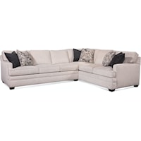 Transitional Two-Piece Corner Sectional