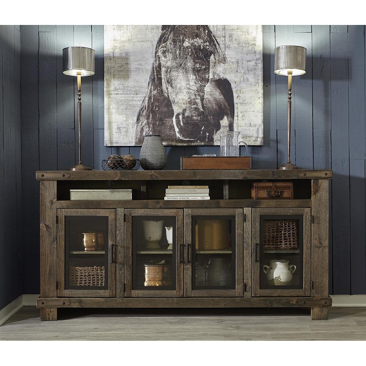 Aspenhome Sawyer 78" Highboy Console