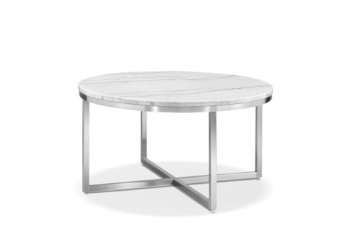 Contemporary Round Cocktail Table