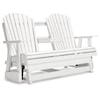 Signature Design by Ashley Hyland wave Outdoor Glider Loveseat