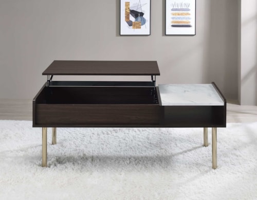 Mid-Century Modern Lift-Top Cocktail Table