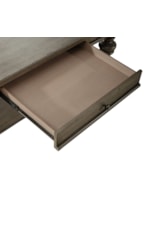 Liberty Furniture Americana Farmhouse Transitional Rectangular Cocktail Table with Hidden Storage