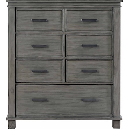 A-A Glacier Point Transitional 6-Drawer Lingerie Chest with Felt