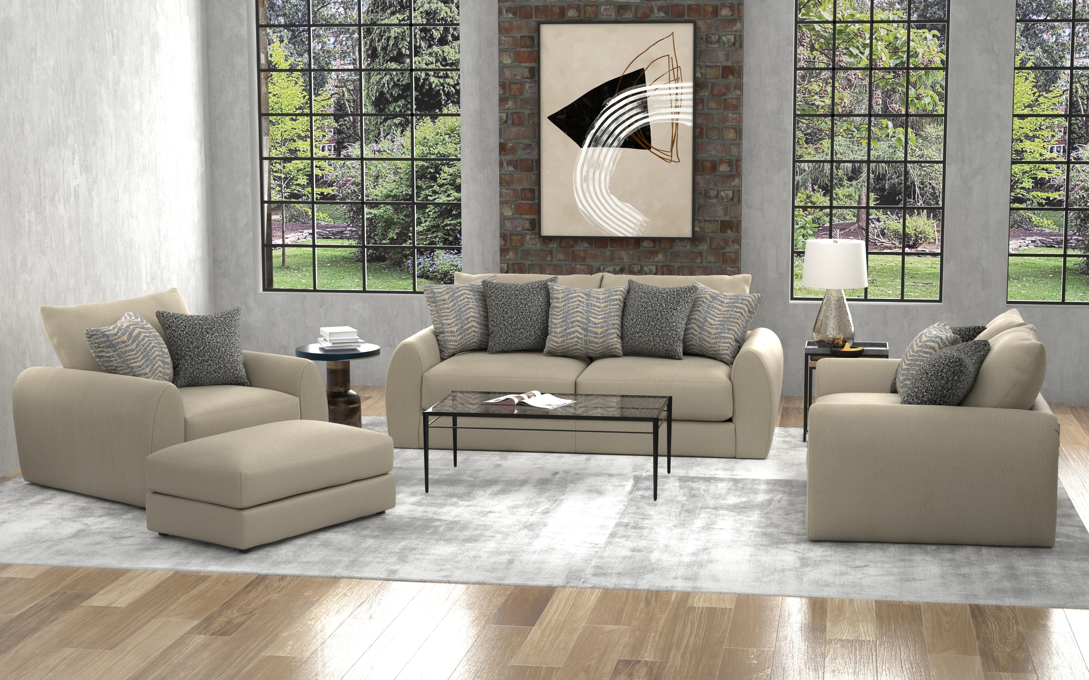 Jackson Furniture Ezra 2-Cushion Sofa