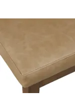 Jofran Ruston Transitional Upholstered Dining Chair with Wood Legs