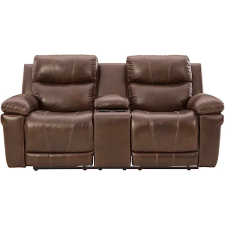 Power Reclining Loveseat with Console