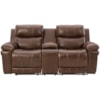 Benchcraft Edmar Power Reclining Loveseat with Console