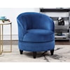 Steve Silver SONA SONA BLUE VELVET SWIVEL | ACCENT CHAIR