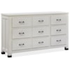 Magnussen Home Harper Springs Bedroom 6-Drawer Dresser