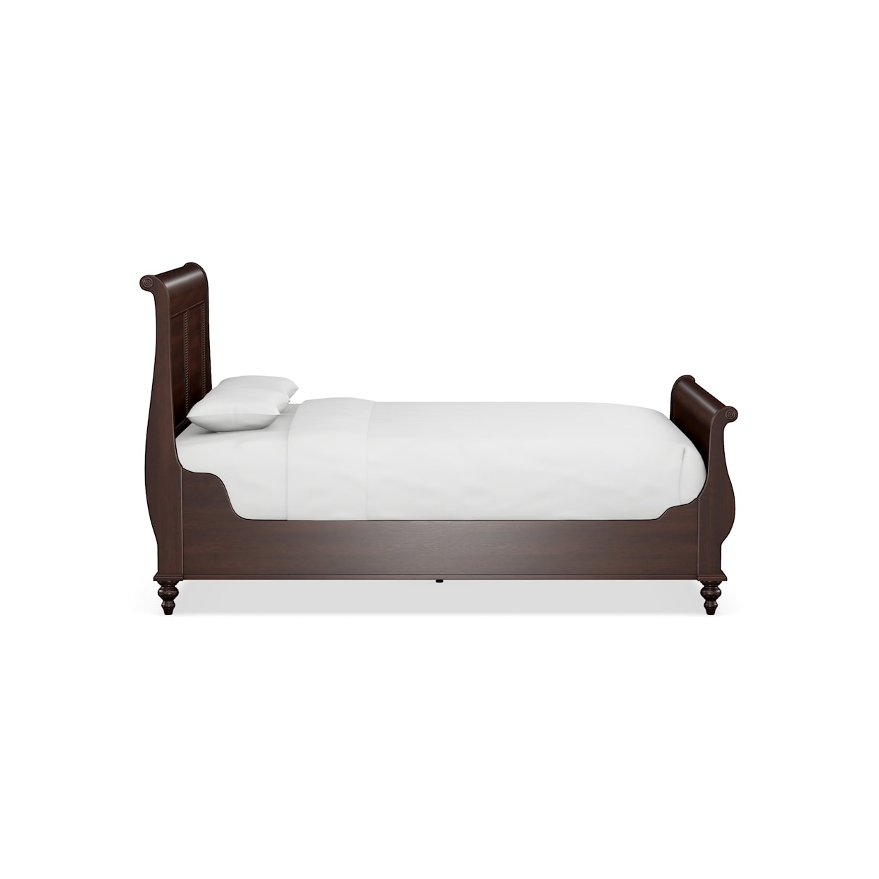 Durham Savile Row King Sleigh Bed with Low Footboard