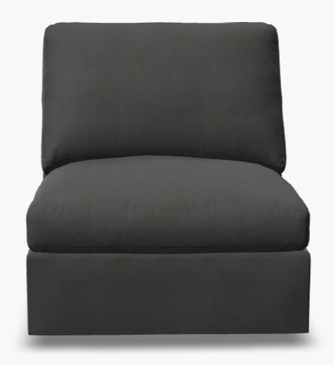 Madison Finished Armless Swivel Chair