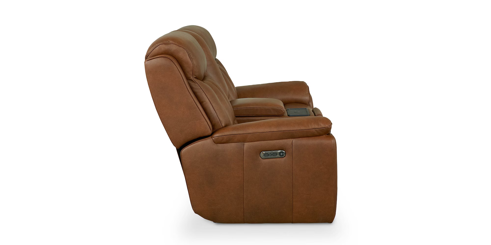 Bassett Club Level - Benson Benson Power Reclining Loveseat w/ Console