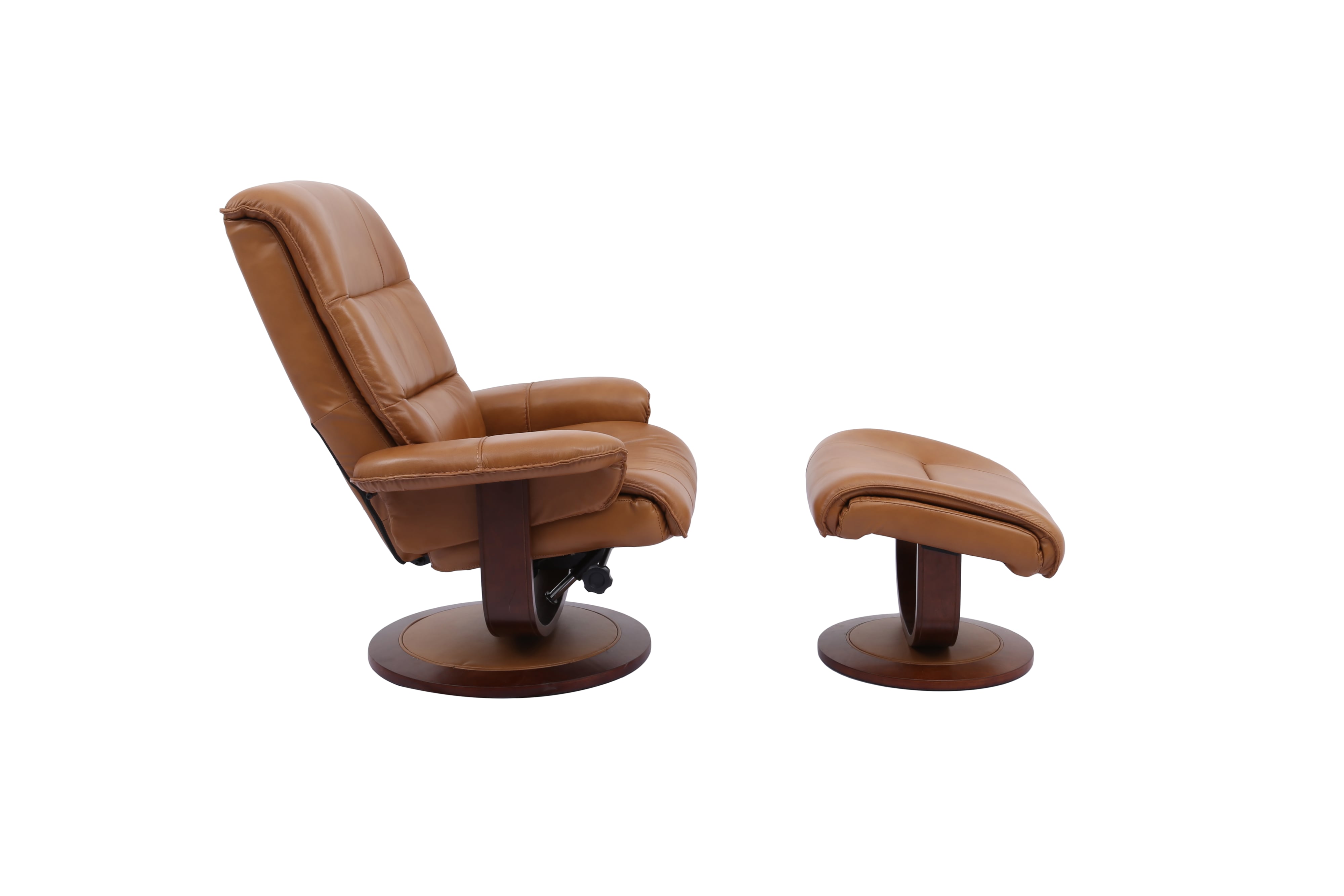 Parker Living Knight Swivel Chair and Ottoman