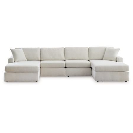 4-Piece Double Chaise Sectional