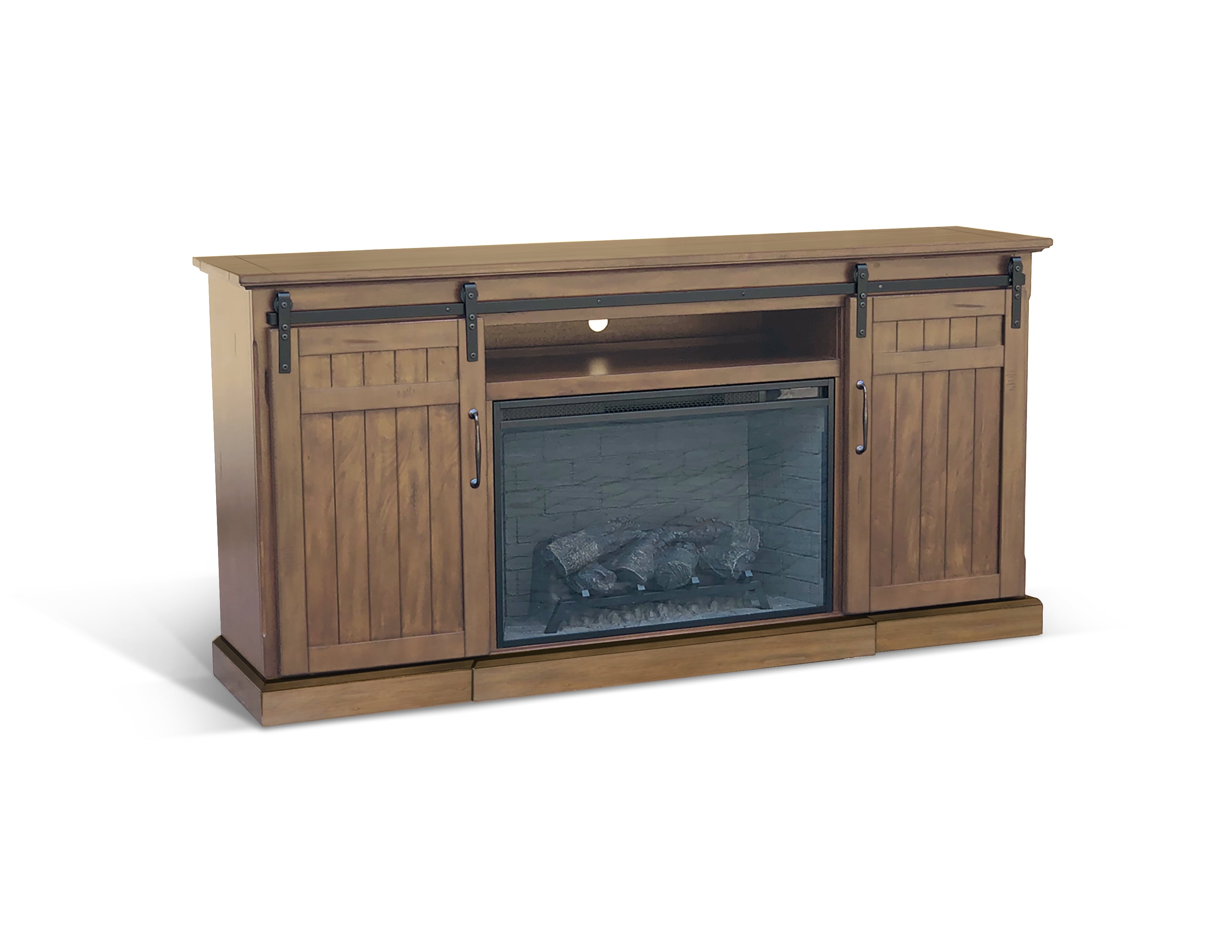 TV Console with Fireplace Option