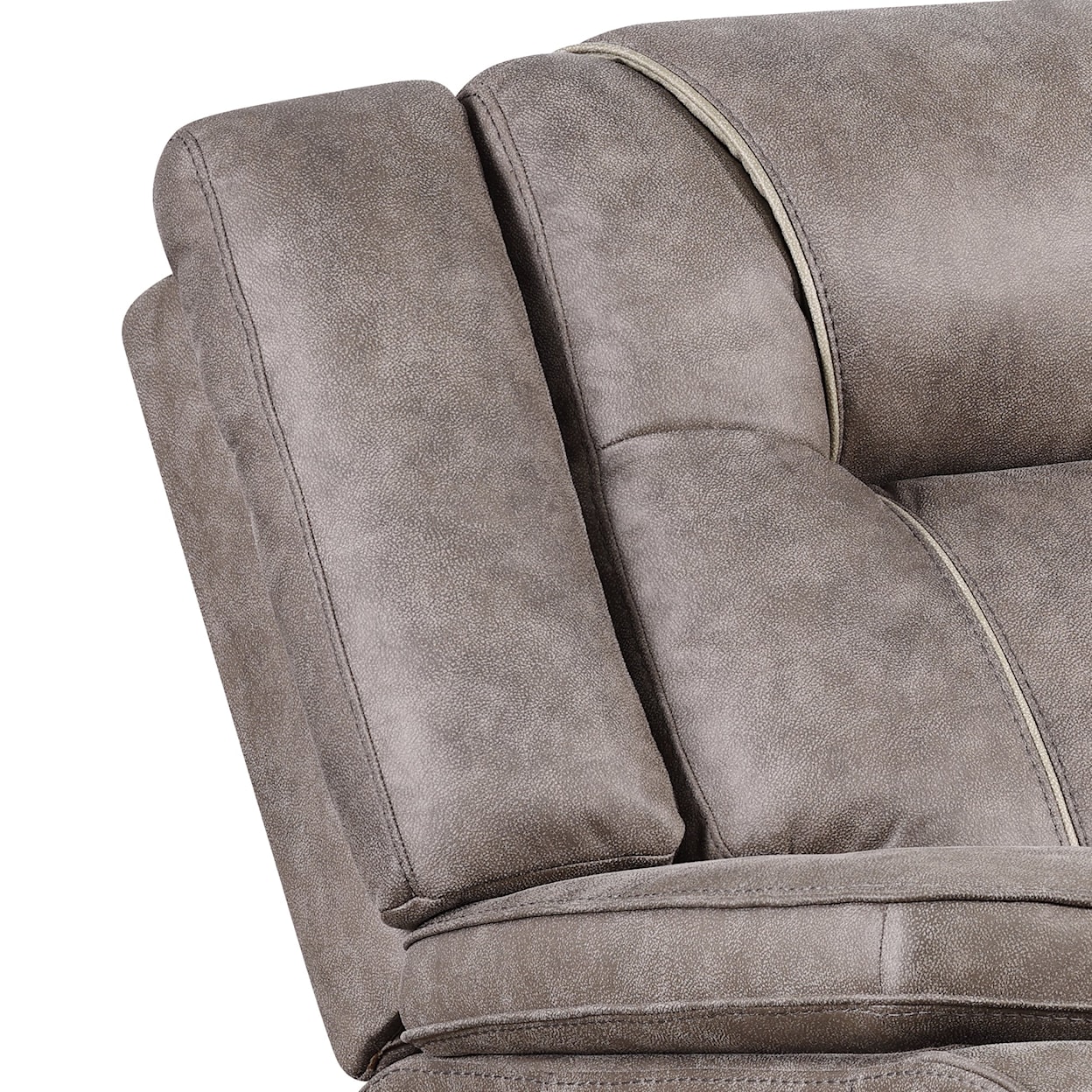 Paramount Living Blake Manual Reclining Loveseat with Console