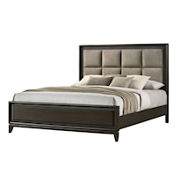 Saratoga Contemporary Upholstered Bed - Queen