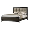 Crown Mark SARATOGA Queen Upholstered Bed