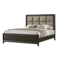 Saratoga Contemporary Upholstered Bed - King