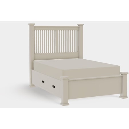 AMC Full L Drawerside Prairie Spindle Bed