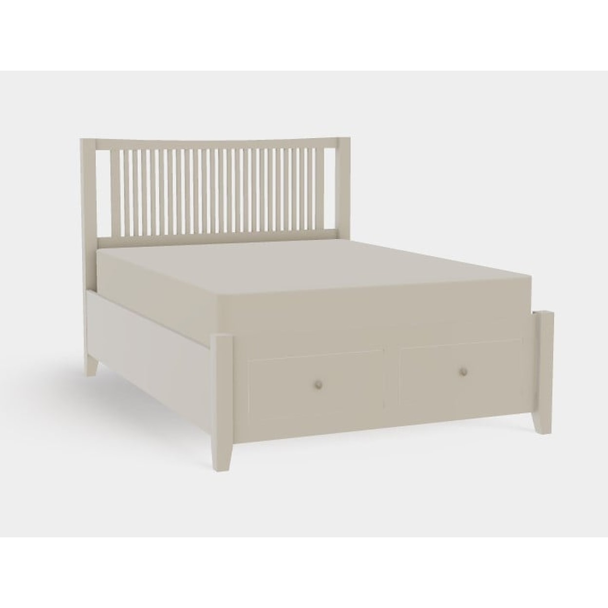 Mavin Atwood Group Atwood Queen Footboard Storage Spindle Bed