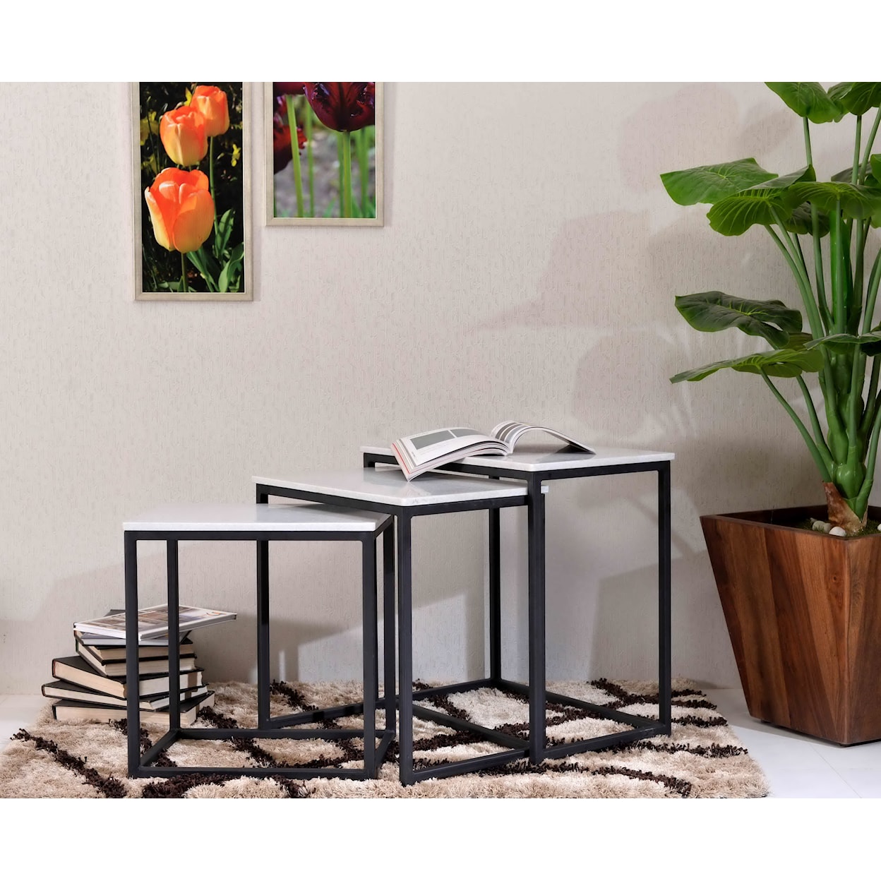 Coast2Coast Home Accents Set of 3 Nesting Tables