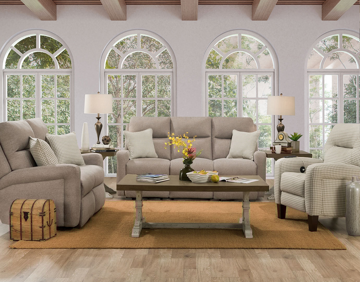 Power Headrest Loveseat