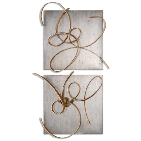Harmony Metal Wall Art, S/2