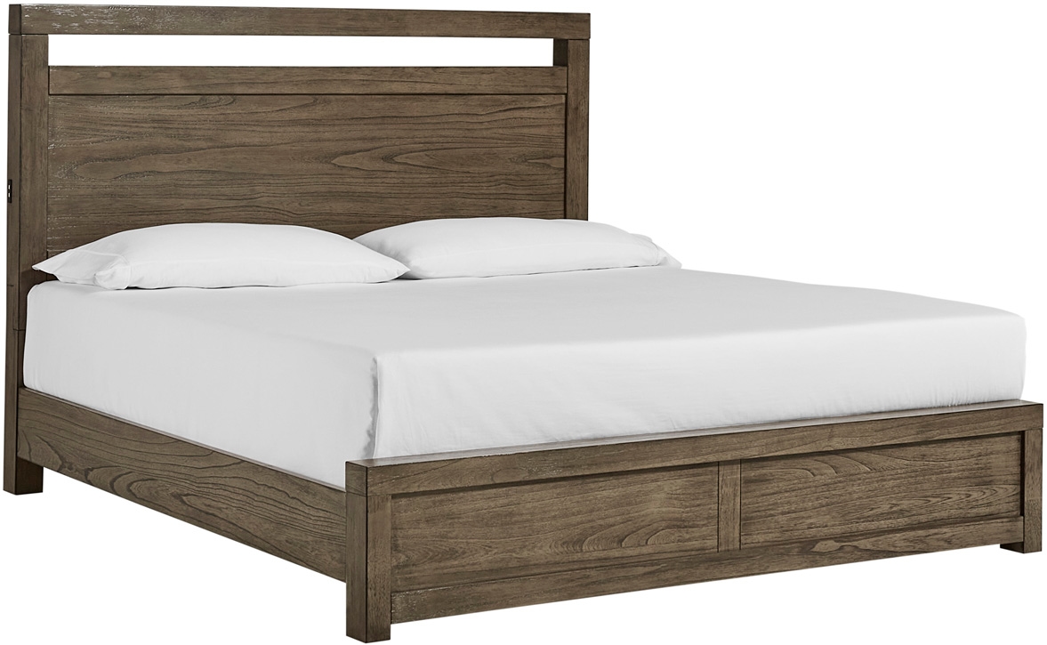 Aspenhome Modern Loft 5-Piece King Panel Bedroom Set
