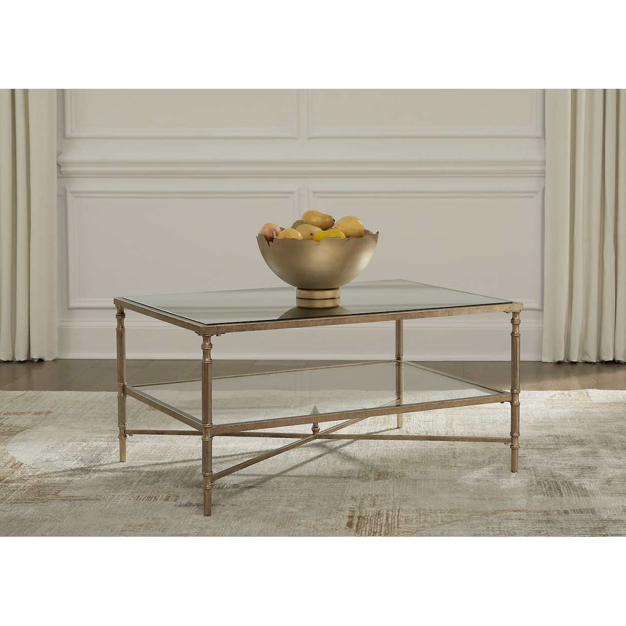 Signature Design by Ashley Cloverty Coffee Table and 2 End Tables