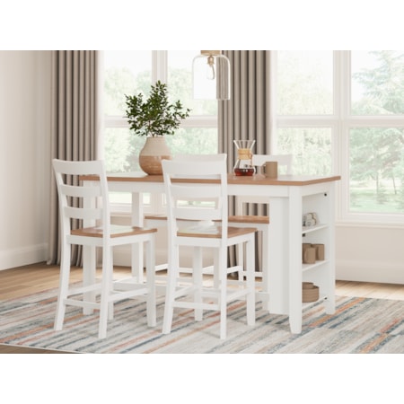 5-Piece Counter Height Dining Table