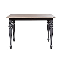 Modern Farmhouse Gathering Height Table with 18" Leaf