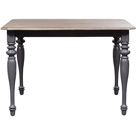 Farmhouse Rectangle Dining Table with Leaf Inserts