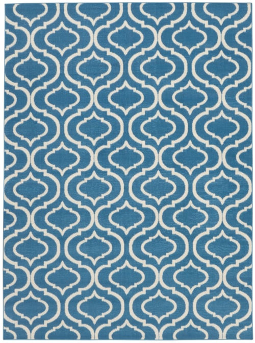 4' x 6' Blue Rectangle Rug