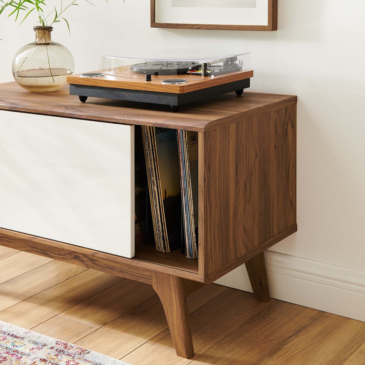 Modway Envision Record Display Stand