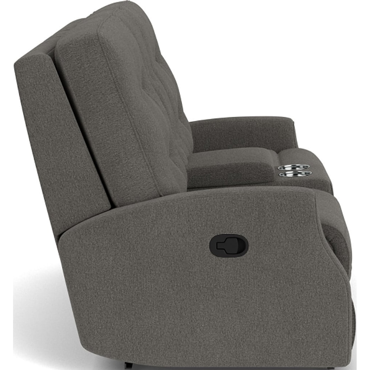 Flexsteel Devon Reclining Loveseat with Console