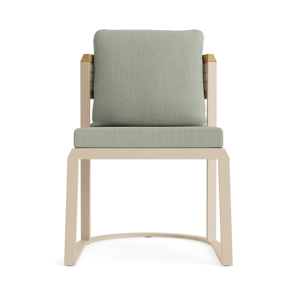 Cushioned Slat-Back Dining Side Chair