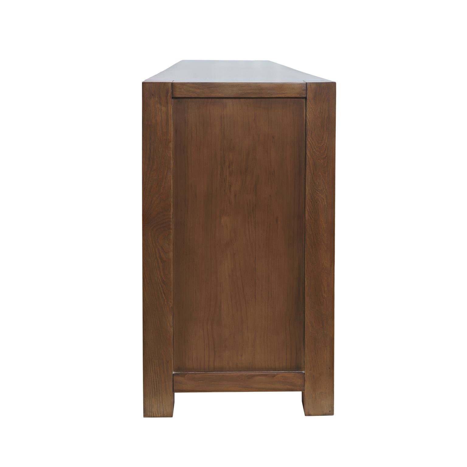 Brownstone Suede 80" Console