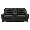 Signature Design by Ashley Warlin Power Reclining Loveseat with Console