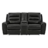 Michael Alan Select Warlin Power Reclining Loveseat with Console