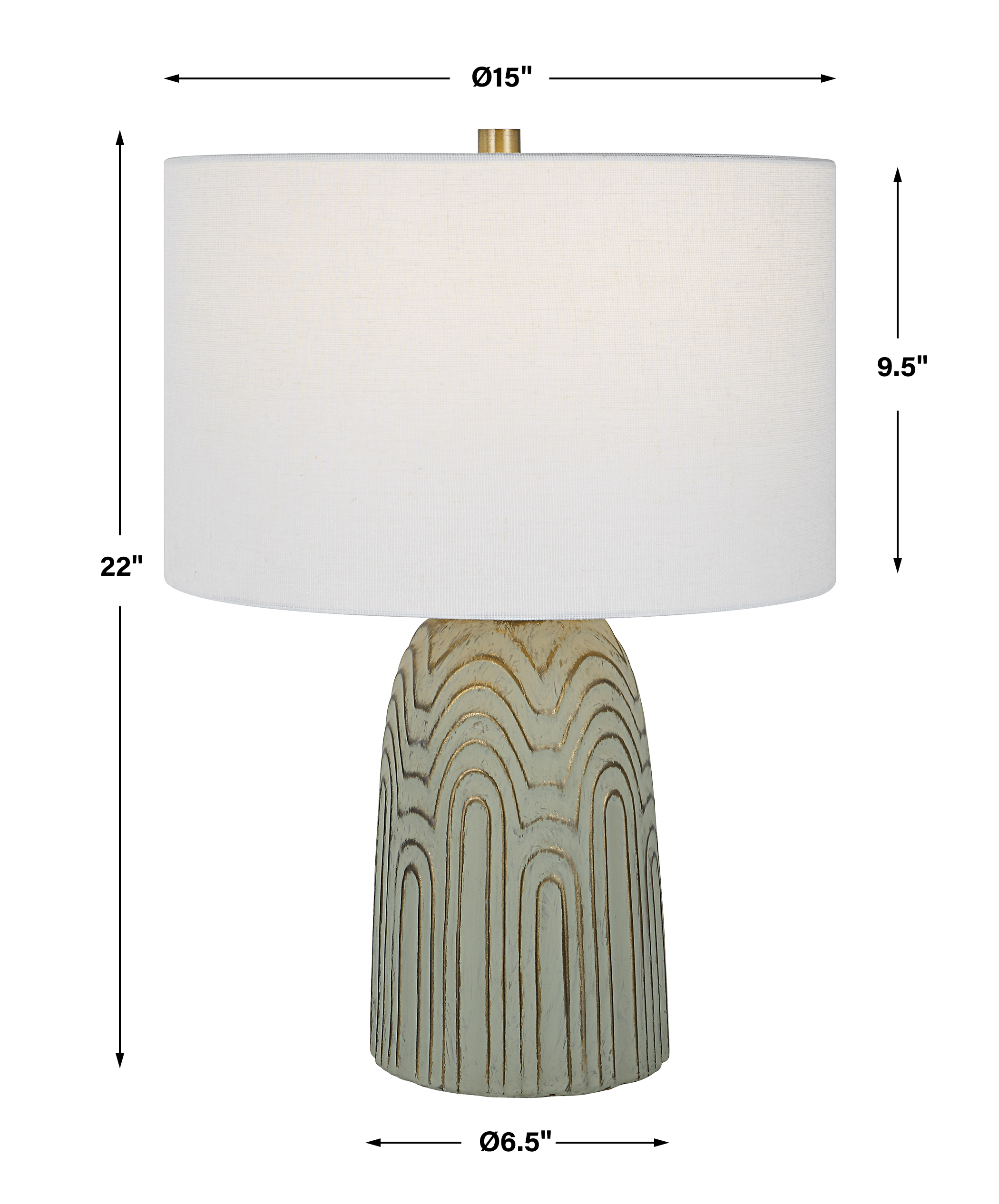 Uttermost Vestige Vestige Mid-Century Modern Table Lamp